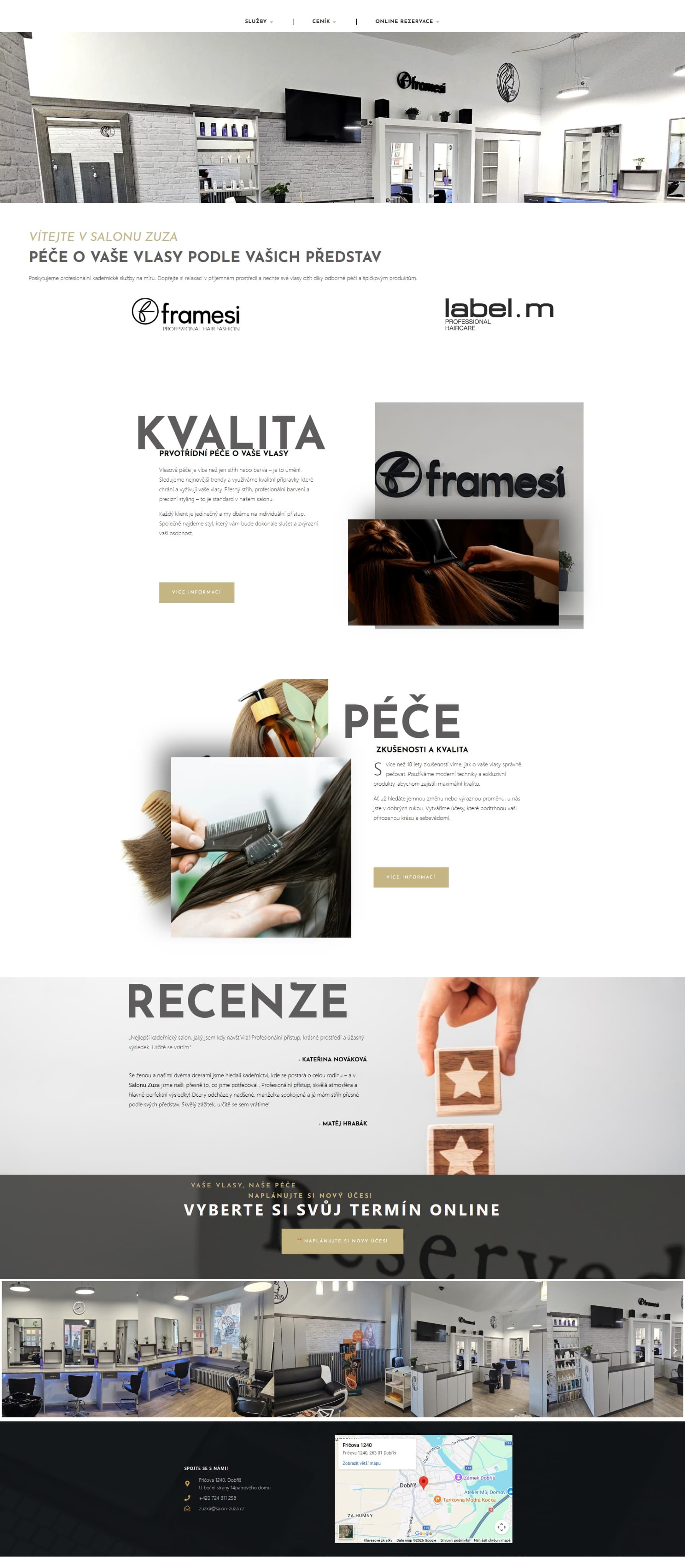 Salon Zuza WordPress další obrázek